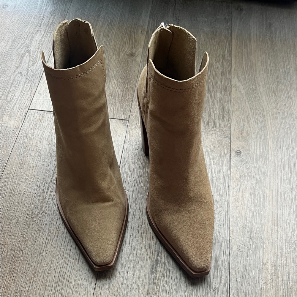 Vince Camuto Tortilla True Suede Booties